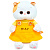 Мягкая игрушка Кошечка Ли-Ли baby в сарафане с тигрятами Budi Basa LB-147